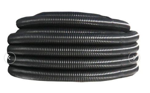 1" (25mm) black spiral hose