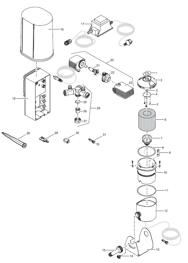 Oase Water Jet Lightning